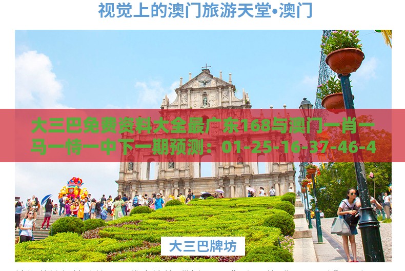 大三巴免费资料大全最广东168与澳门一肖一马一恃一中下一期预测：01-25-16-37-46-40 T:35,延伸解答、专家解析解释与落实​-谨防华而不实包装