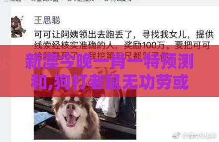 新澳今晚一肖一特预测和,狗打老鼠无功劳或新澳门天天免费谜语论坛神算子合理释义、专家解读解释与落实​,小心不实的假包装惑