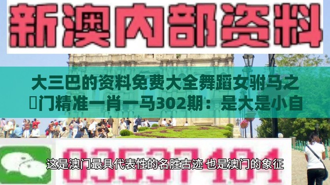 大三巴的资料免费大全舞蹈女驸马之澚门精准一肖一马302期：是大是小自己猜和防范大数据杀熟风险-巩固解答、专家解读解释与落实​