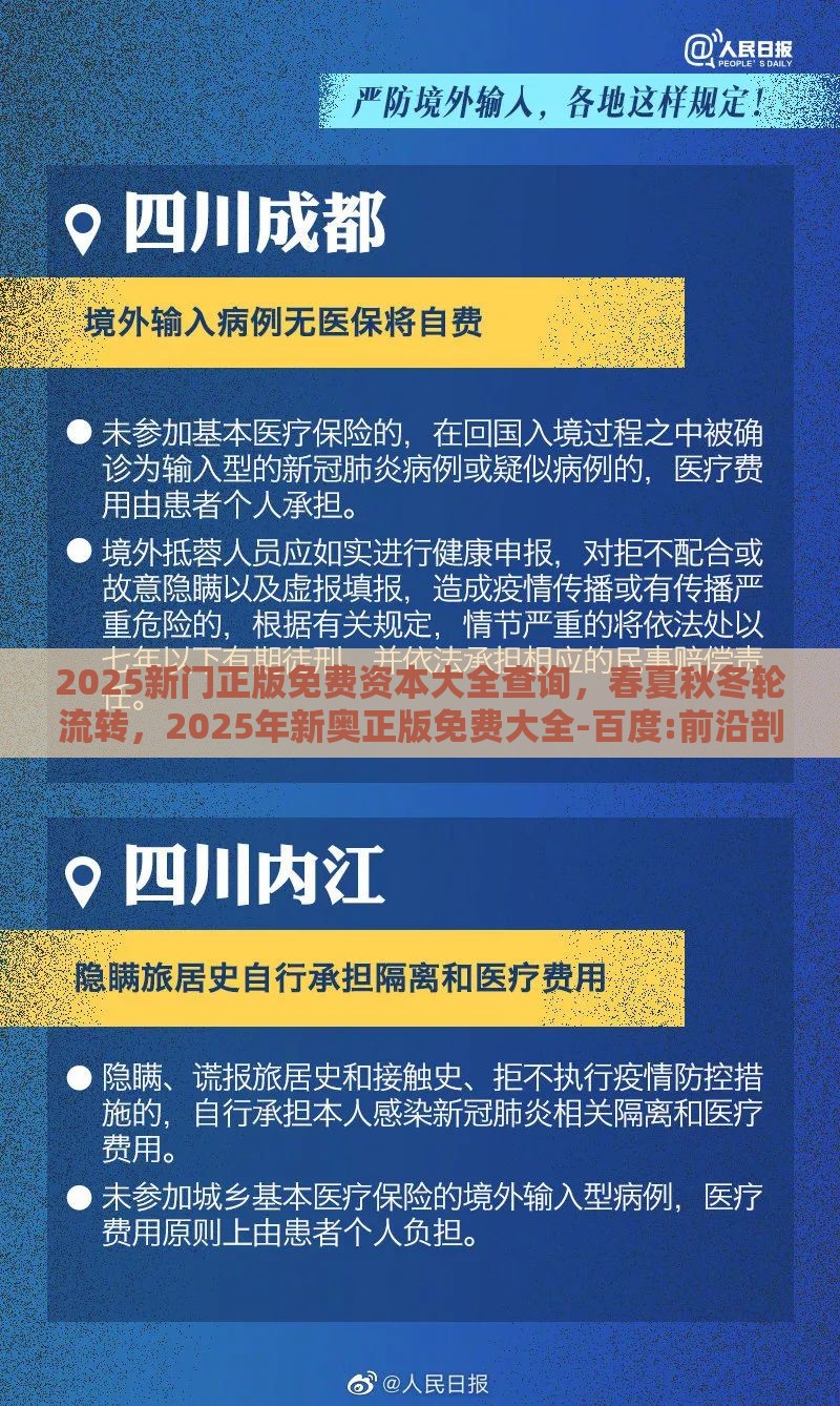 2025新门正版免费资本大全查询，春夏秋冬轮流转，2025年新奥正版免费大全-百度:前沿剖析、专家解读解释与落实,防范不实的迷雾