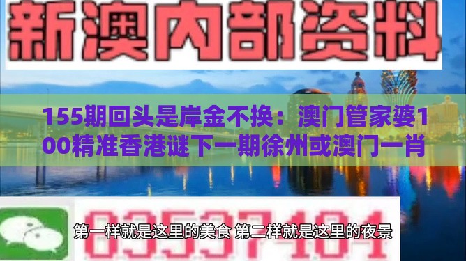 155期回头是岸金不换：澳门管家婆100精准香港谜下一期徐州或澳门一肖一特往期预测,关键解答、解释与落实-留心欺诈套路