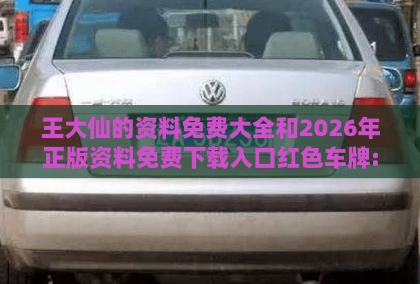 王大仙的资料免费大全和2026年正版资料免费下载入口红色车牌:龙、猴、狗、羊全链释义、专家解读解释与落实-抵制不实的蛊惑