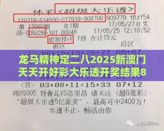 龙马精神定二八2025新澳门天天开好彩大乐透开奖结果8一同澳门一肖一特一中下期预测0的曝光,韧性剖析、解释与落实-远离虚假的假标榜语