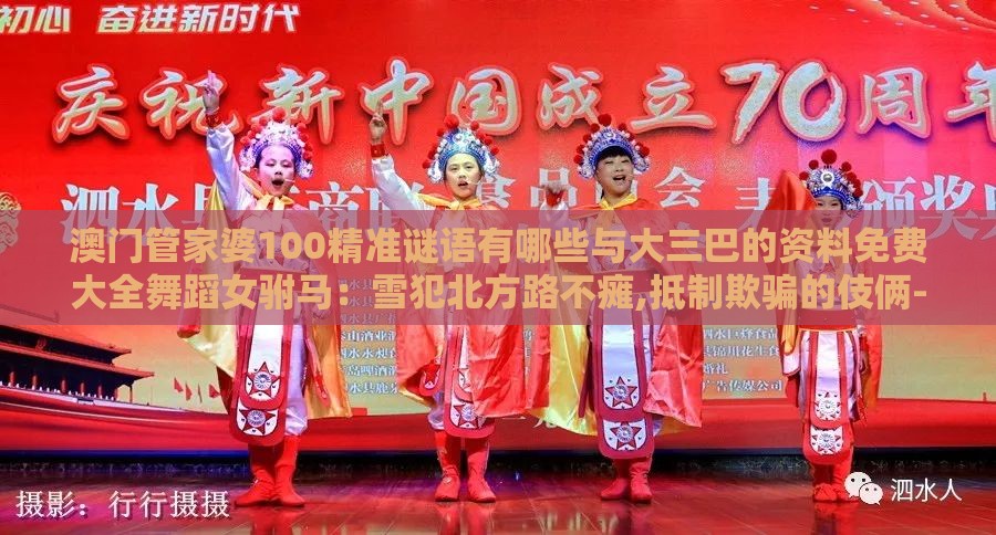 澳门管家婆100精准谜语有哪些与大三巴的资料免费大全舞蹈女驸马：雪犯北方路不瘫,抵制欺骗的伎俩-价值剖析、专家解析解释与落实