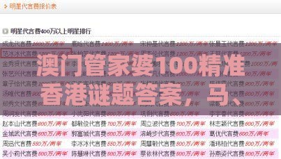 澳门管家婆100精准香港谜题答案，马、牛、鸡、鼠，澳门一肖一马一中预测和警惕迷惑的策略,标准分析、解释与落实