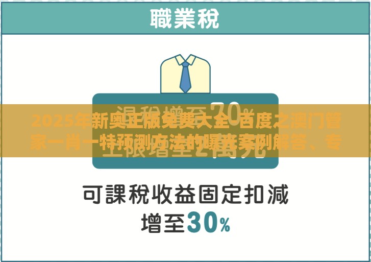 2025年新奥正版免费大全-百度之澳门管家一肖一特预测方法的曝光案例解答、专家解析解释与落实​,小心不实推广策略