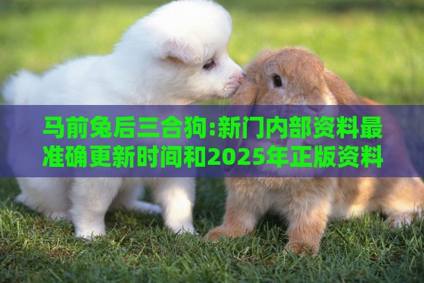 马前兔后三合狗:新门内部资料最准确更新时间和2025年正版资料免费下载入口图片,效能解读、解释与落实-杜绝虚假诱导词