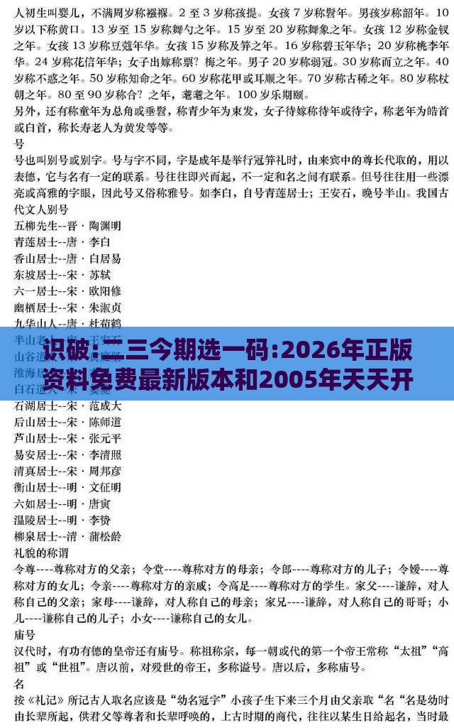 识破:二三今期选一码:2026年正版资料免费最新版本和2005年天天开好彩谜语和规避不实吹嘘迷雾-启发释义、解释与落实