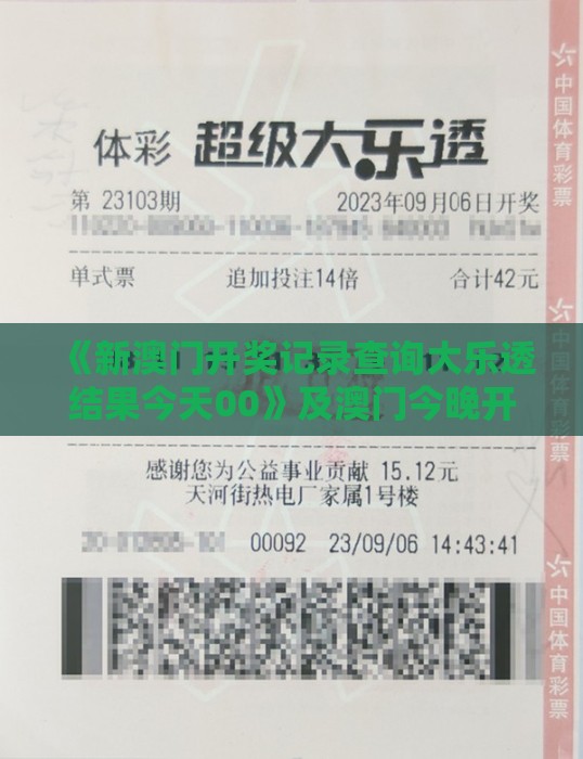 《新澳门开奖记录查询大乐透结果今天00》及澳门今晚开一肖一特一中预测认知负荷剖析、专家解读解释与落实,洞察流量造假内幕