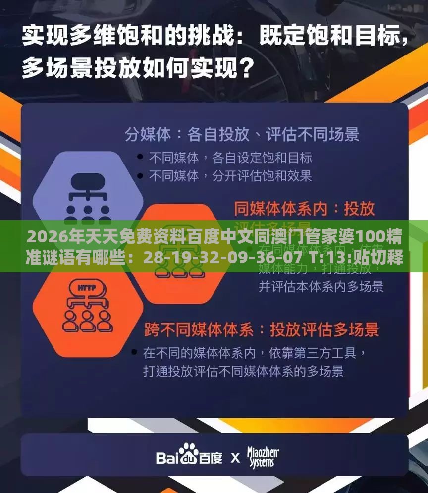 2026年天天免费资料百度中文同澳门管家婆100精准谜语有哪些:28-19-32-09-36-07 T:13:贴切释义、解释与落实,提防免费试用陷阱