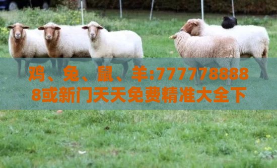 鸡、兔、鼠、羊:7777788888或新门天天免费精准大全下载安装深入解答、专家解析解释与落实​,抵制虚假造势风险