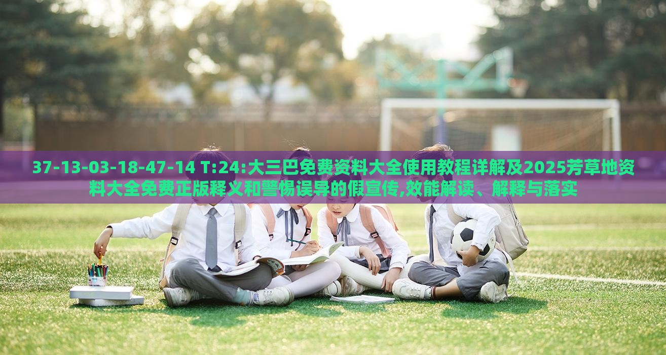 37-13-03-18-47-14 T:24:大三巴免费资料大全使用教程详解及2025芳草地资料大全免费正版释义和警惕误导的假宣传,效能解读、解释与落实